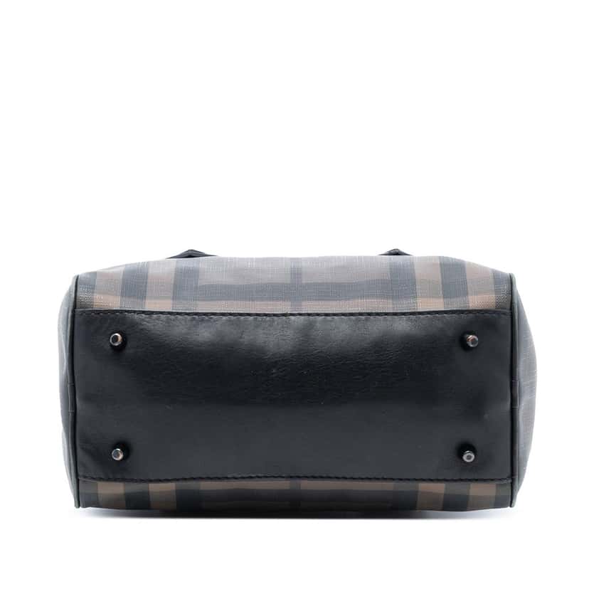 Burberry Smoke Check Coated Canvas Chester Boston Bag Brown Very good condition - Inside View