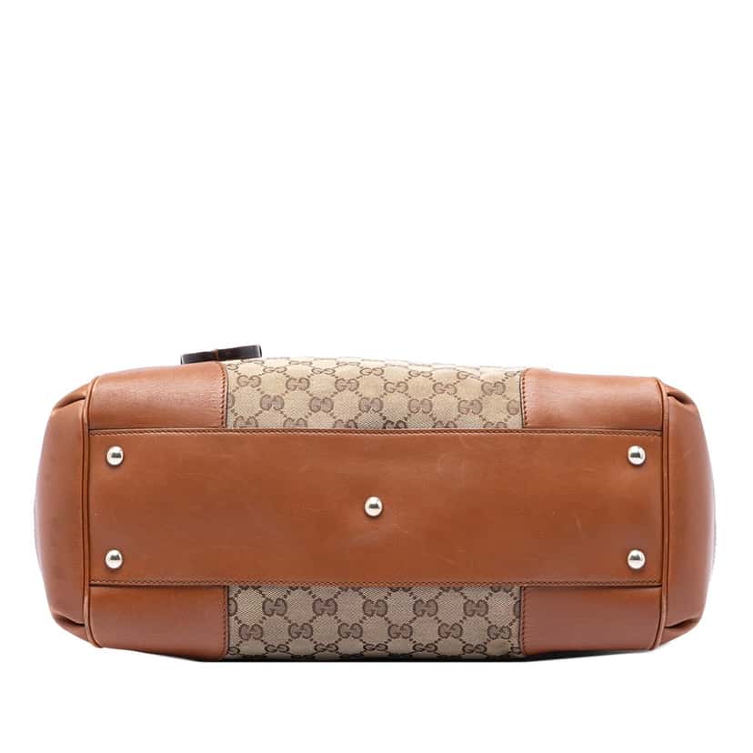 Gucci Medium GG Canvas Brick Lane Tote Beige Very good condition - Inside View