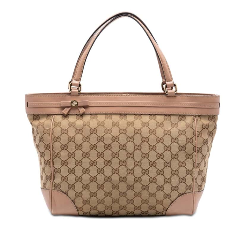 Gucci GG Canvas Mayfair Tote Beige Very good condition - Front View