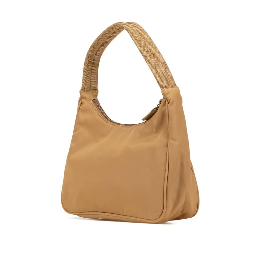 Prada Mini Tessuto Sport Shoulder Bag Brown Very good condition - Back View