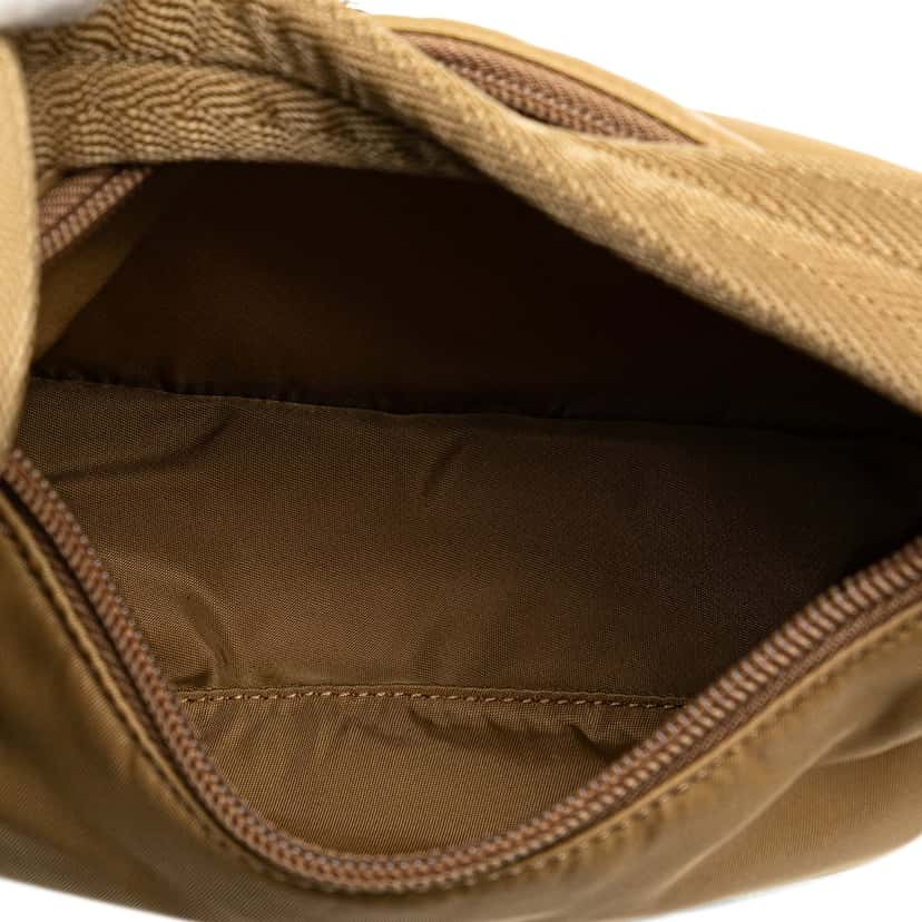 Prada Mini Tessuto Sport Shoulder Bag Brown Very good condition - Model View