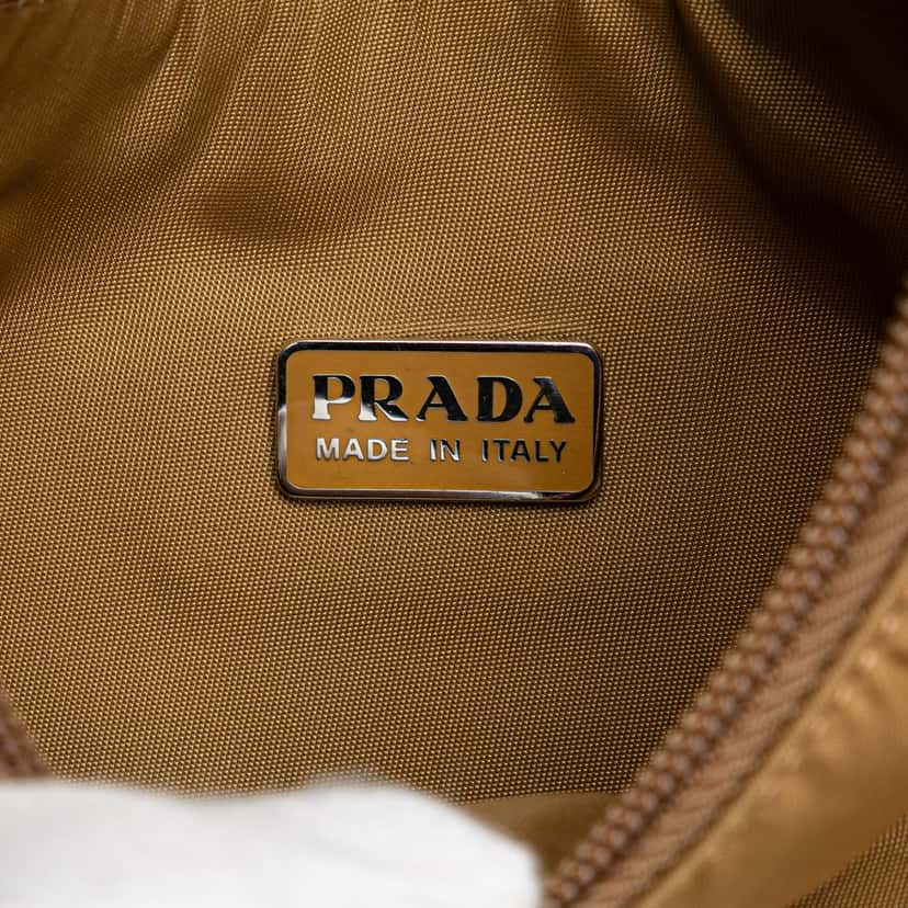 Prada Mini Tessuto Sport Shoulder Bag Brown Very good condition - Box View