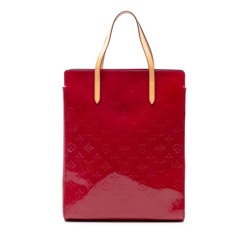 Louis Vuitton Monogram Vernis Catalina NS Red Leather Very good condition - Front View