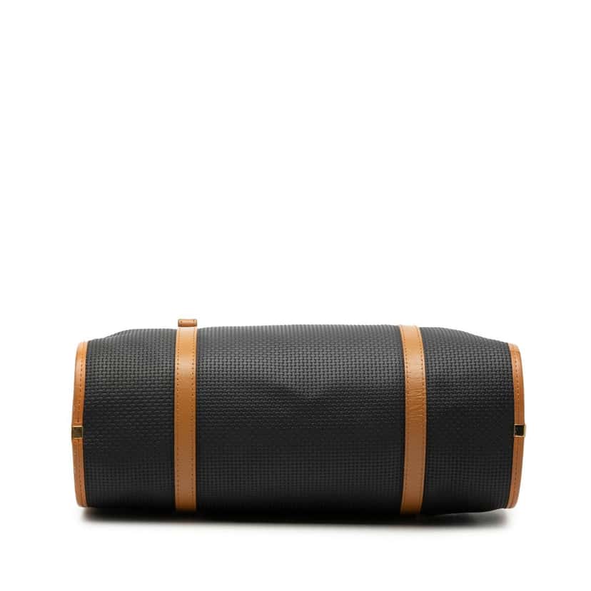 Saint Laurent Weave Canvas Boston Bag Black Very good condition - Inside View