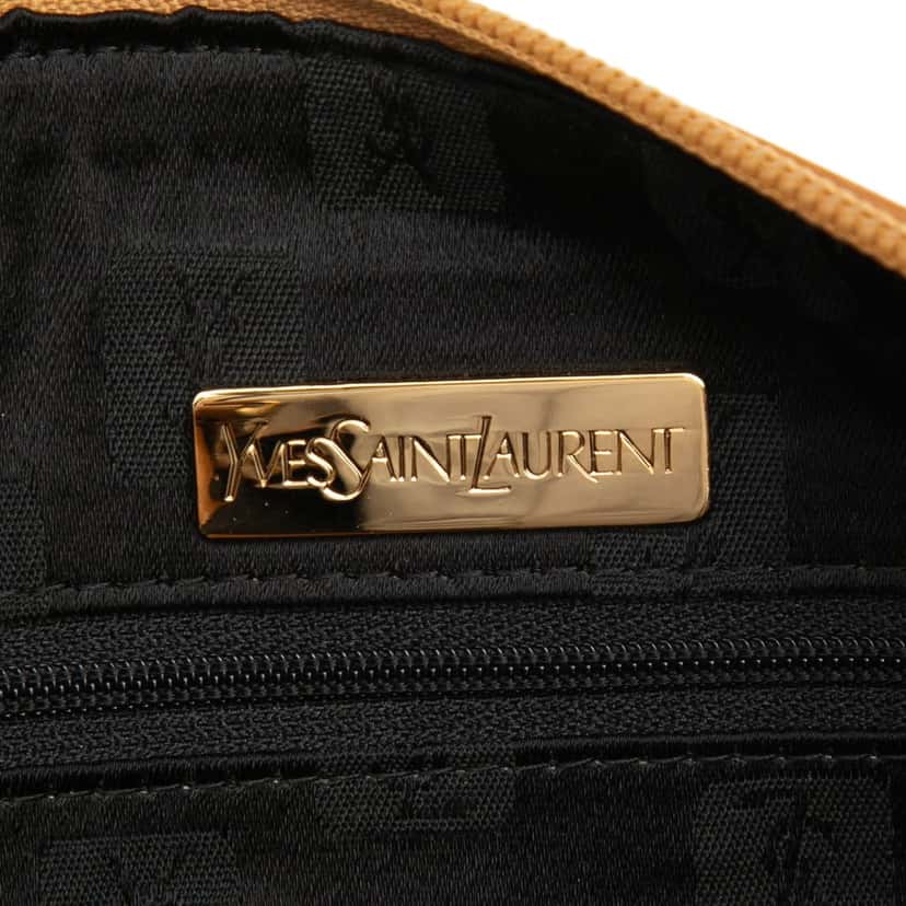 Saint Laurent Weave Canvas Boston Bag Black Very good condition - Box View