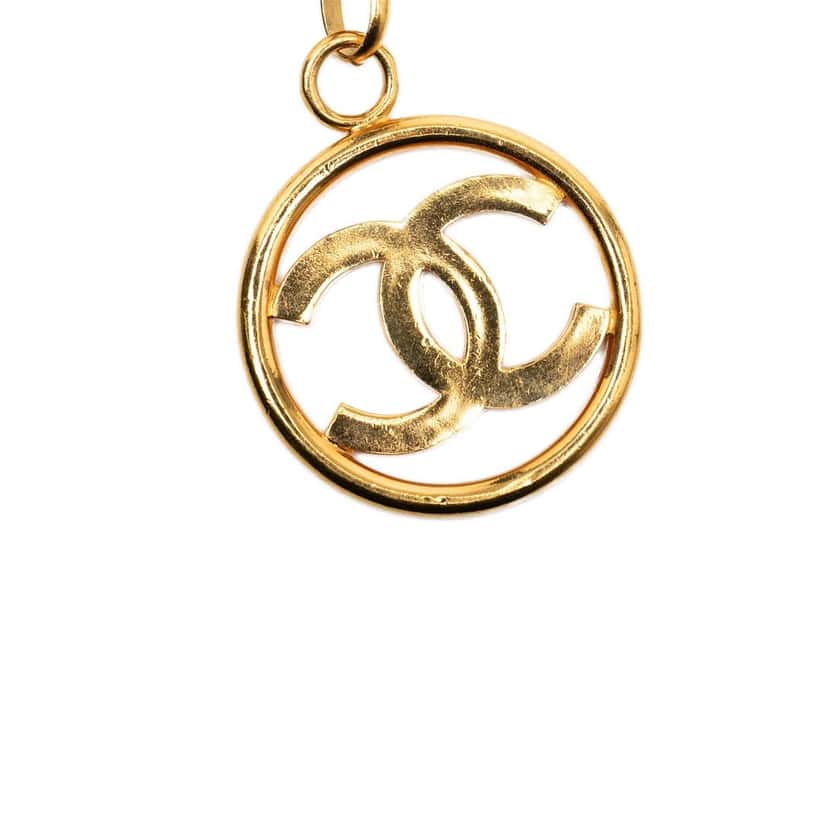 Chanel CC Gold  Plated Logo Chain Belt Gold Metal Very good condition - Inside View