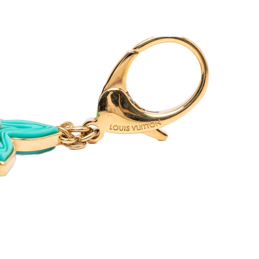 Louis Vuitton Gold Plated and Resin Naif Bag Charm Gold Metal Very good condition - Model View