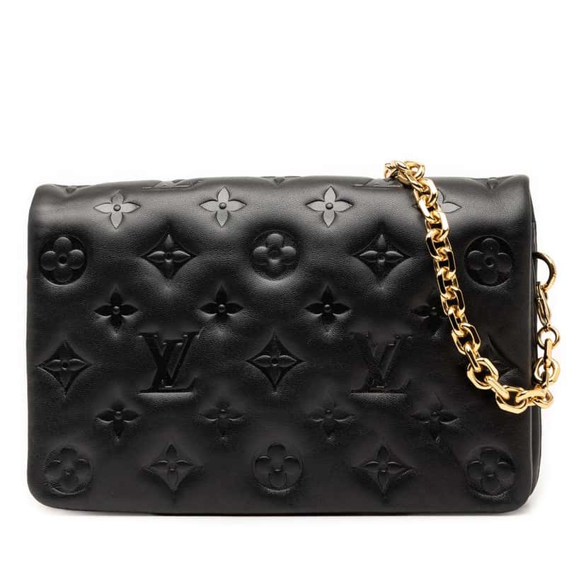 Louis Vuitton Monogram Embossed Pochette Coussin