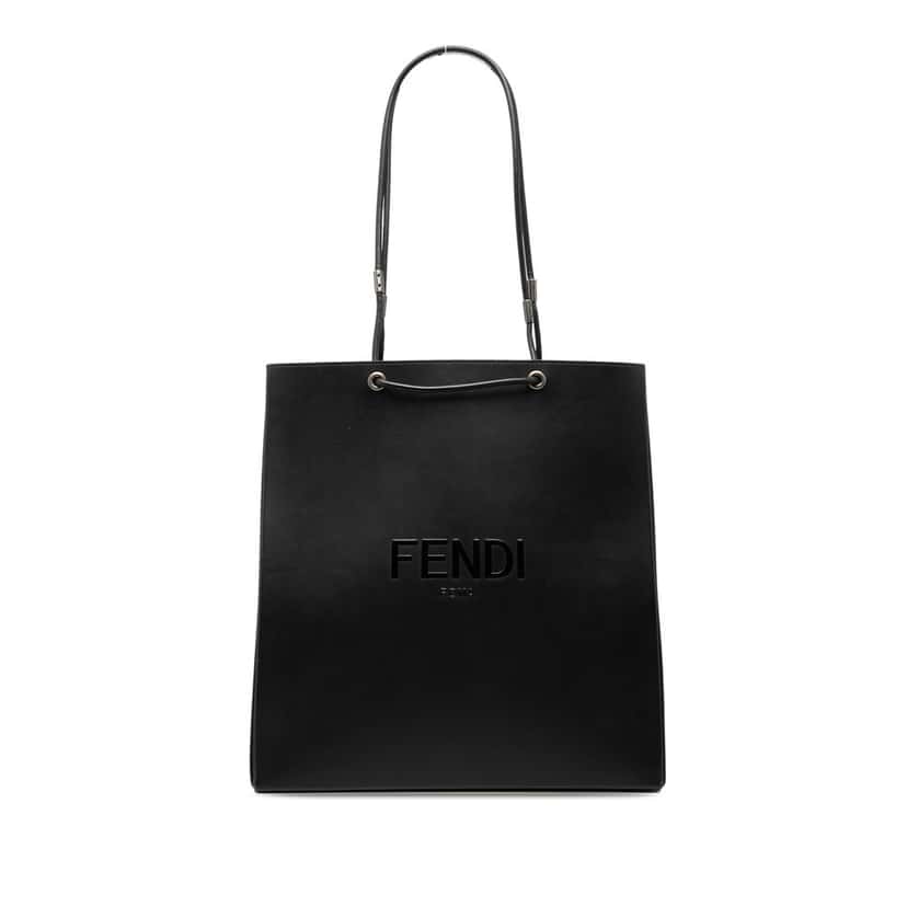 Fendi Medium Leather Pack Shopping Satchel