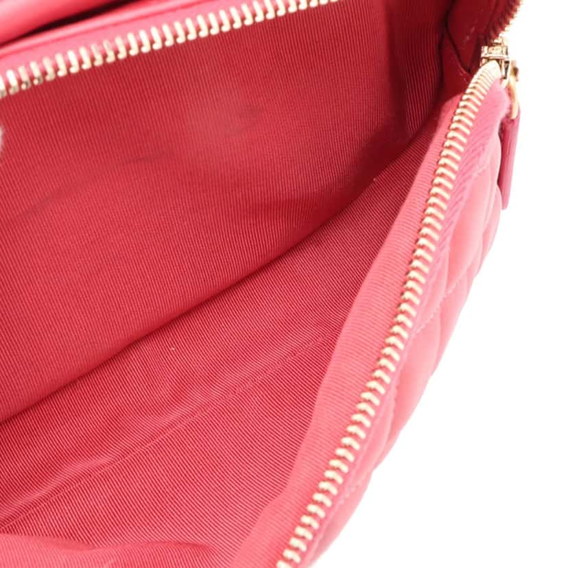 Chanel Quilted Lambskin Day Trips Camera Bag Pink Leather Never worn - Box View