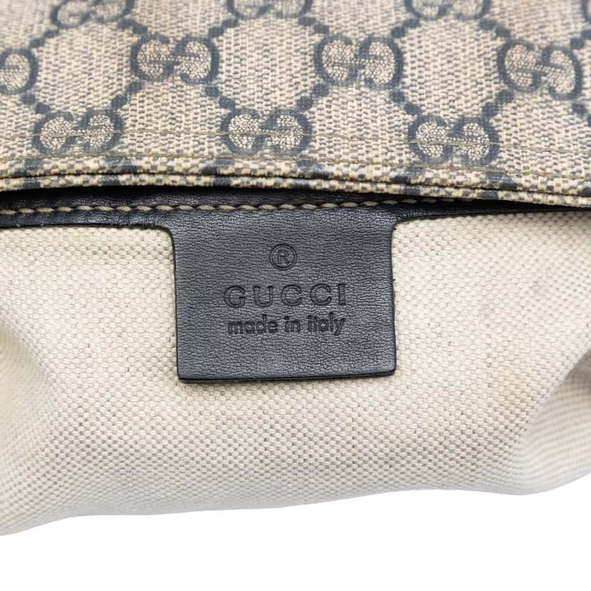 Gucci GG Supreme Crossbody Beige Very good condition - Box View