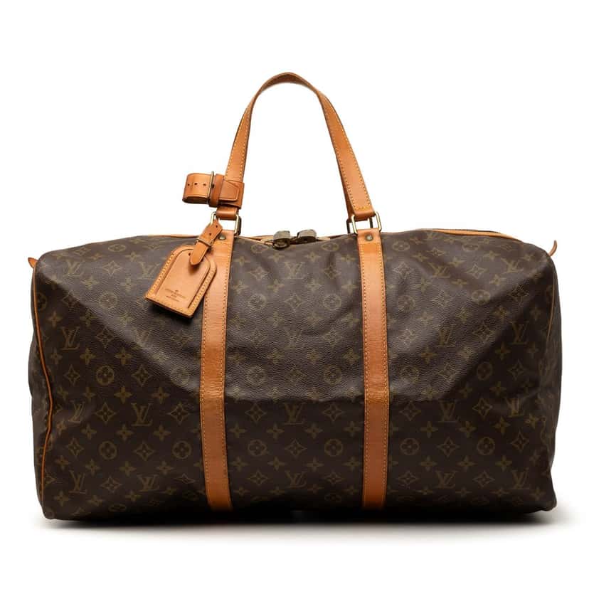 Louis Vuitton Monogram Sac Souple 55 Brown Good condition - Front View