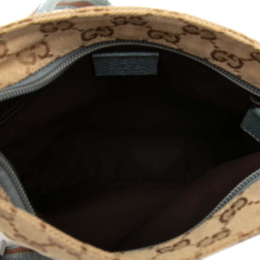 Gucci GG Canvas Web Crossbody Beige Very good condition - Model View
