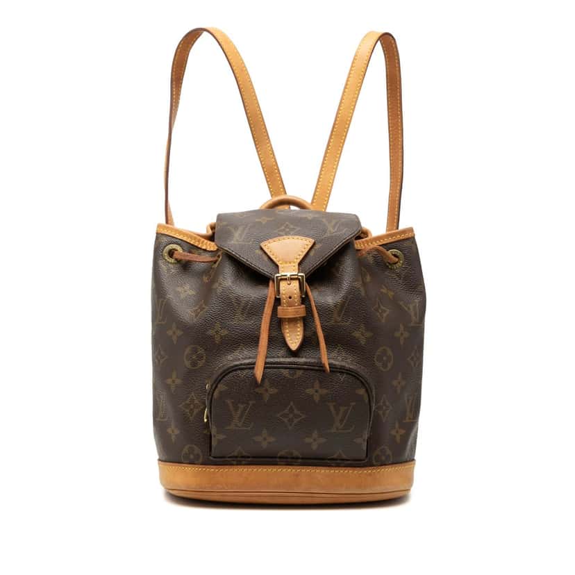 Louis Vuitton Monogram Mini Montsouris Brown Very good condition - Front View