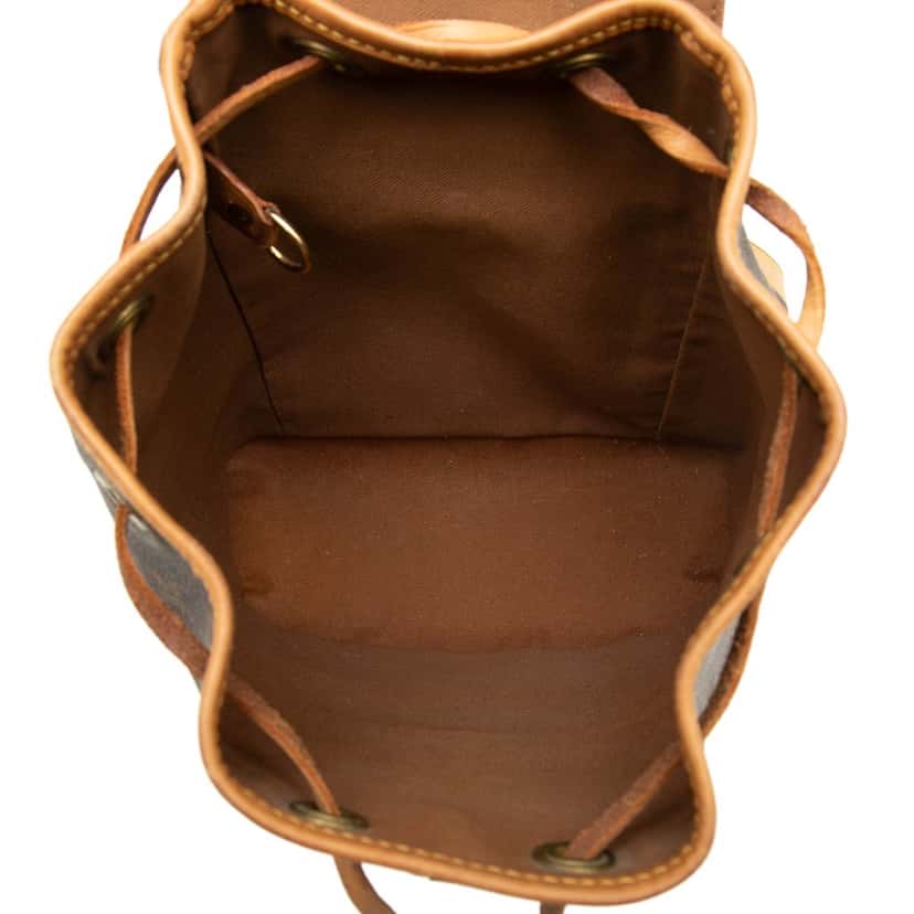 Louis Vuitton Monogram Mini Montsouris Brown Very good condition - Model View