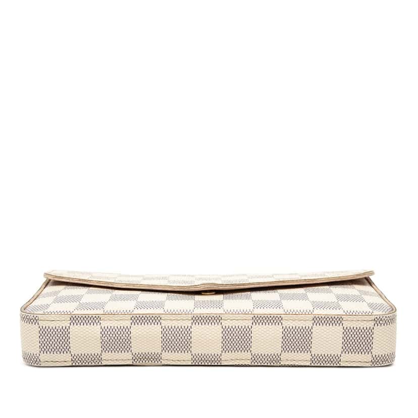Louis Vuitton Damier Azur Pochette Felicie White Very good condition - Inside View