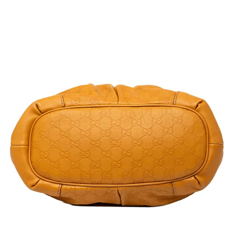Gucci Guccissima Sukey Satchel Yellow Leather Very good condition - Inside View
