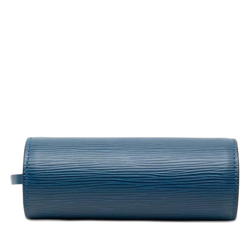 Louis Vuitton Epi Pochette Papillon Blue Leather Very good condition - Inside View
