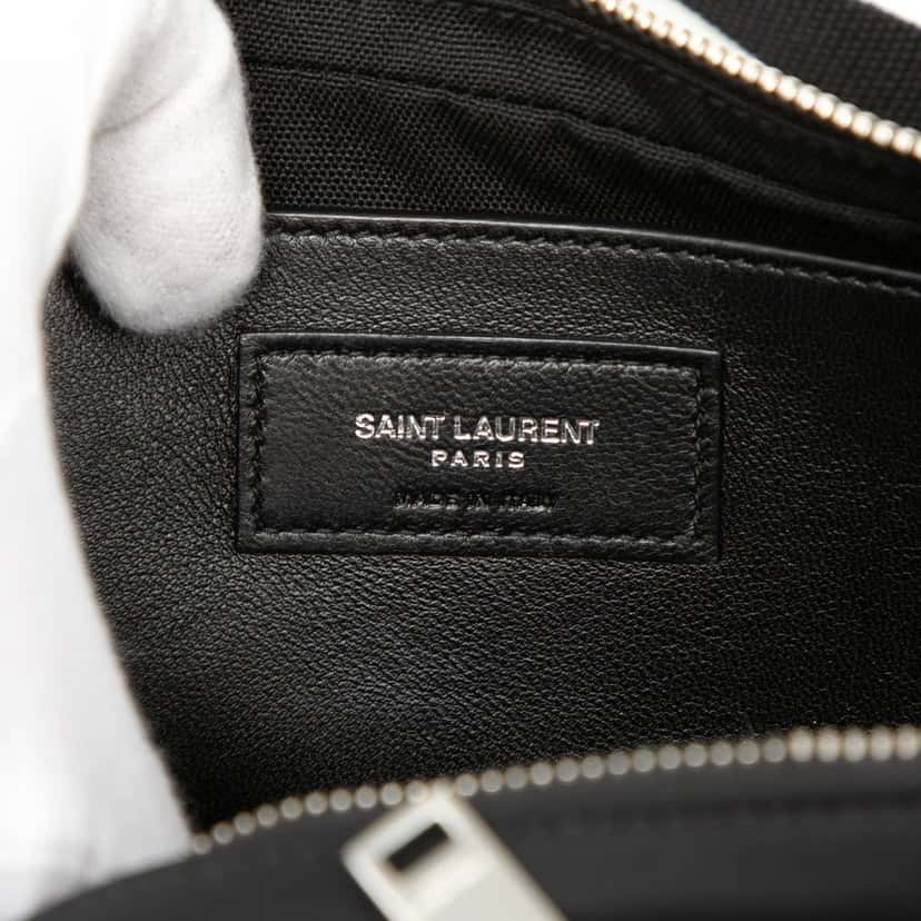 Saint Laurent Nylon and Patent Crossbody Black Very good condition - Box View