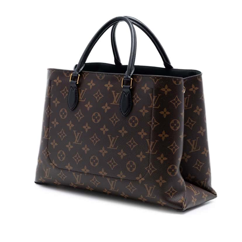 Louis Vuitton Monogram Flower Tote Brown Very good condition - Back View