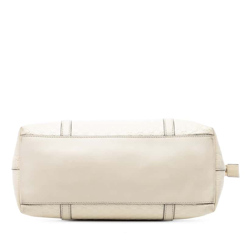 Gucci Small Microguccissima Joy Satchel White Leather Very good condition - Inside View