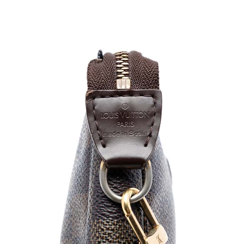 Louis Vuitton Damier Ebene Pochette Accessoires Brown Very good condition - Box View