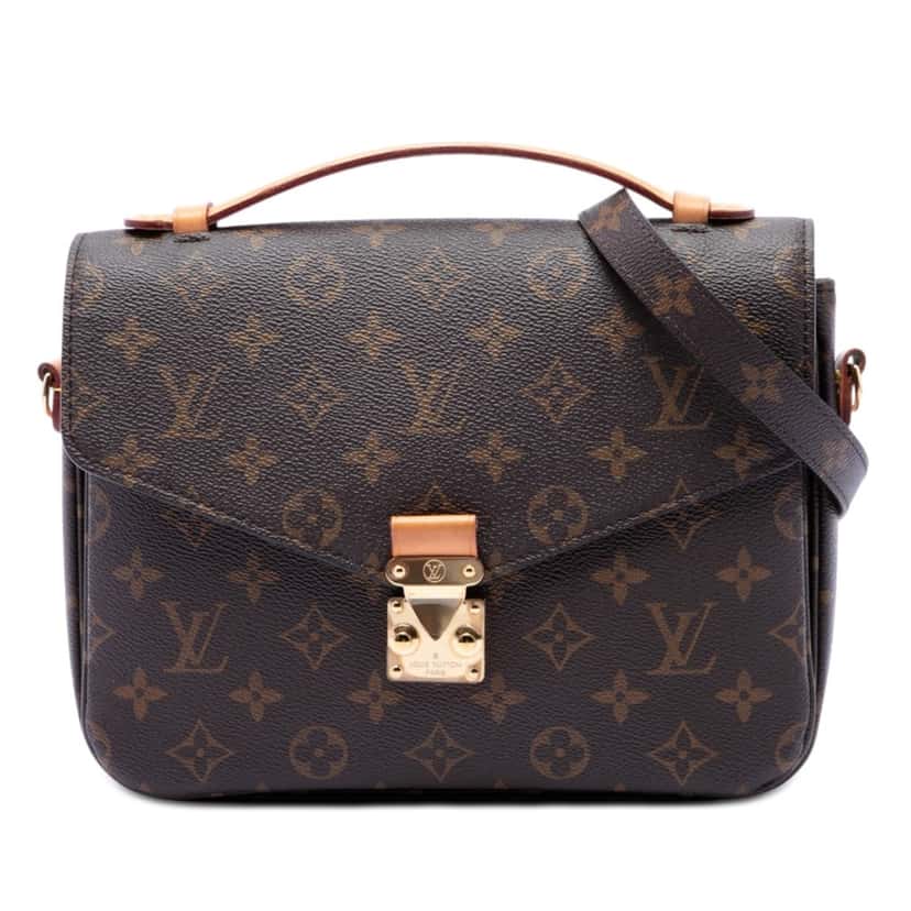 Louis Vuitton Monogram Pochette Metis Brown Very good condition - Front View