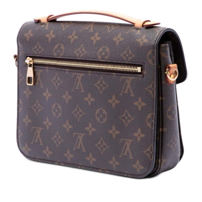Louis Vuitton Monogram Pochette Metis Brown Very good condition - Back View