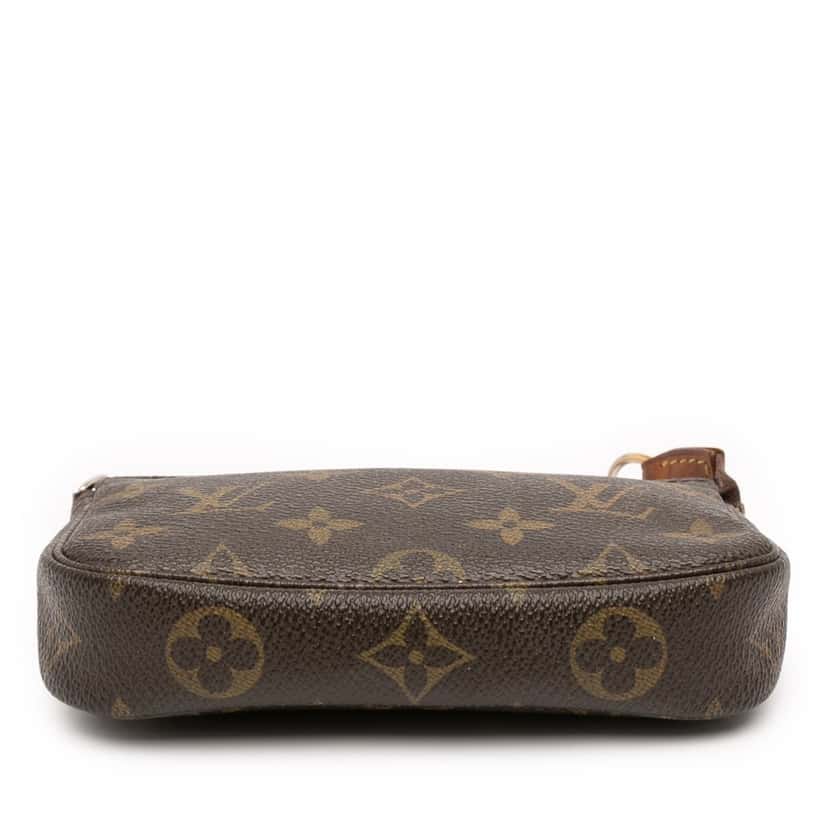 Louis Vuitton Monogram Mini Pochette Accessoires Brown Very good condition - Inside View