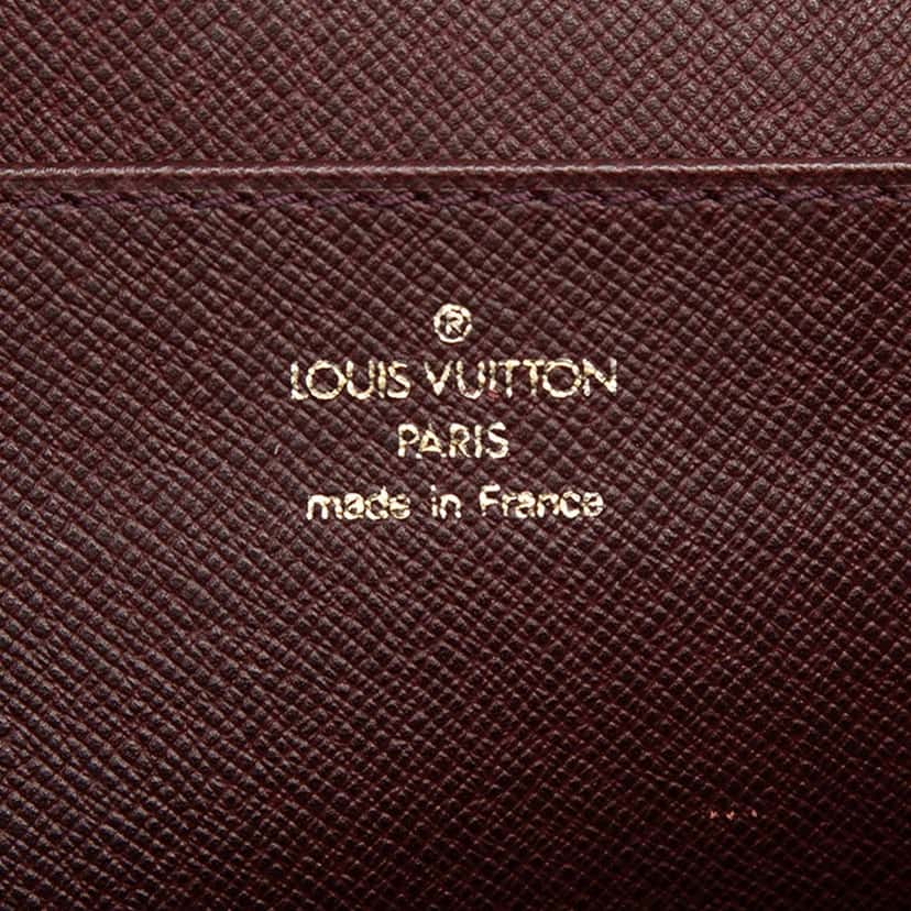 Louis Vuitton Taiga Moskova Briefcase Red Leather Very good condition - Box View