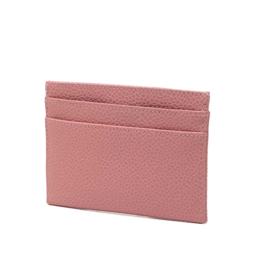 Chanel CC Caviar Card Holder Pink Leather Very good condition - Back View