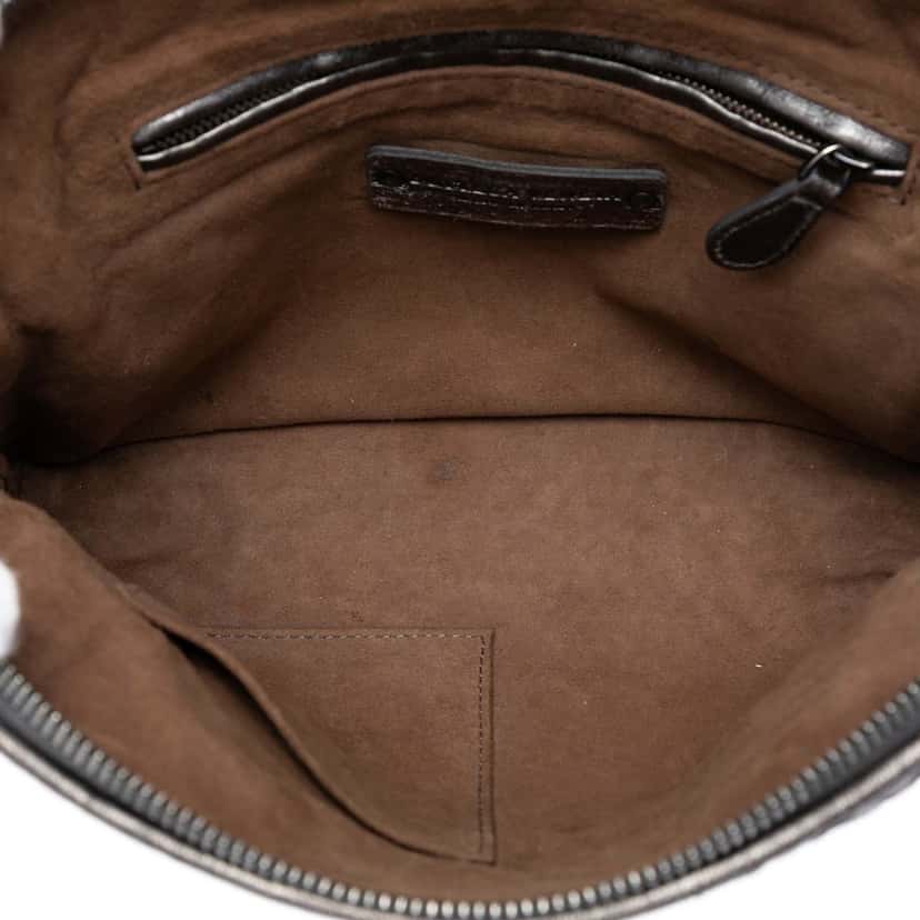 Bottega Veneta Metallic Nappa Intrecciato Nodini Crossbody Other Leather Very good condition - Model View