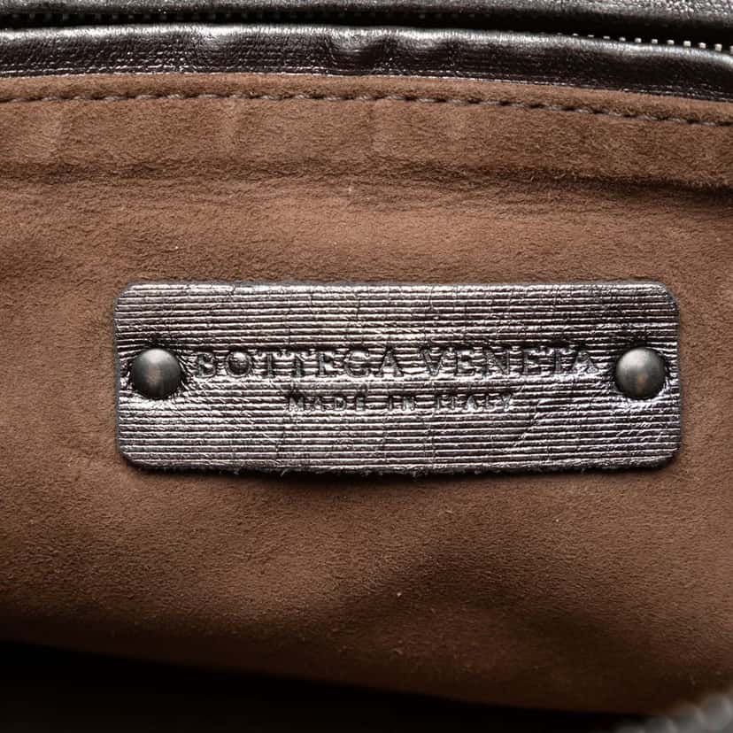 Bottega Veneta Metallic Nappa Intrecciato Nodini Crossbody Other Leather Very good condition - Box View