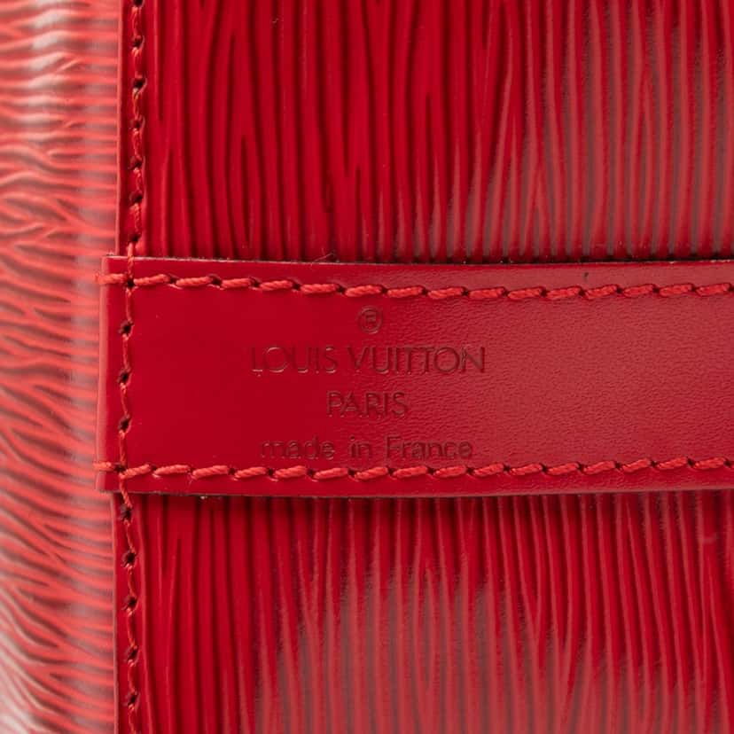 Louis Vuitton Epi Petit Noe Red Leather Very good condition - Box View