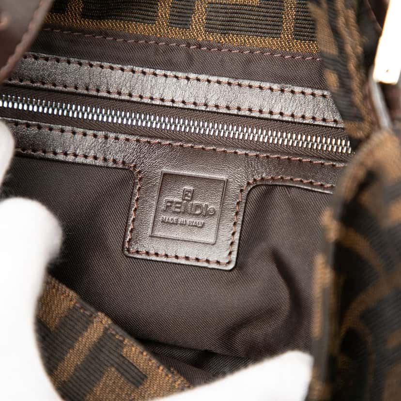 Fendi Zucca Canvas Mamma Forever Brown Very good condition - Box View