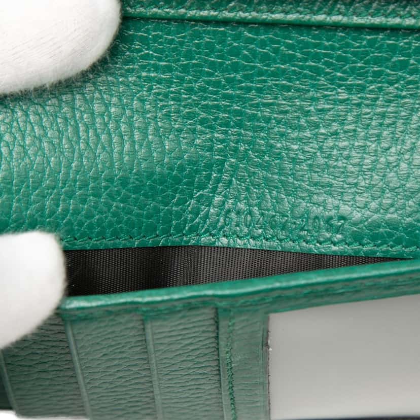 Gucci Calfskin Interlocking G Bifold Long Wallet Black Leather Very good condition - Box View