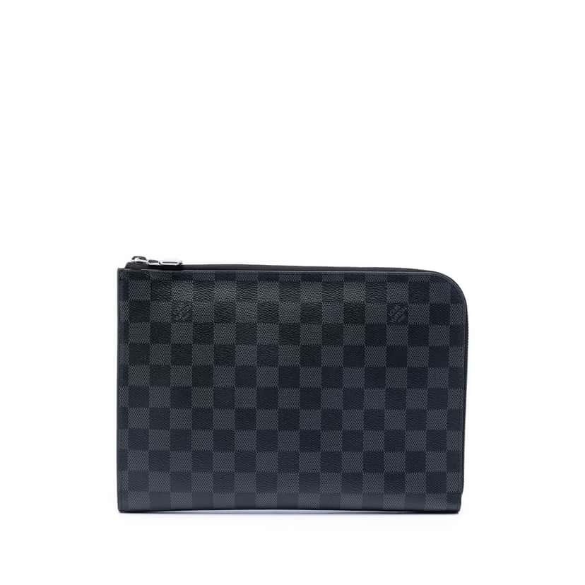 Louis Vuitton Damier Graphite Pochette Jour MM Black Very good condition - Front View