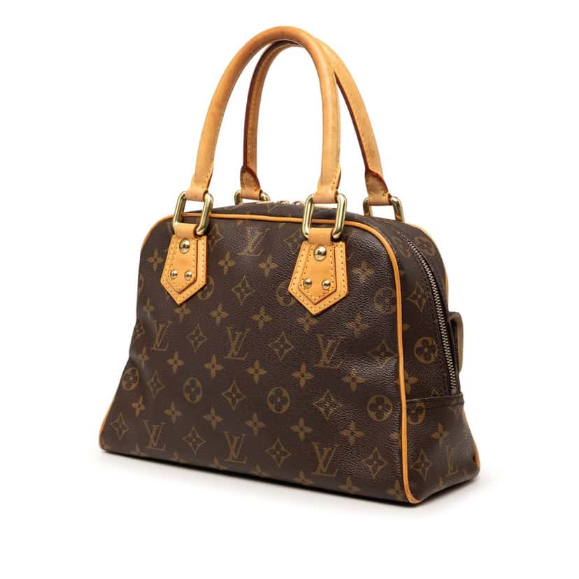 Louis Vuitton Monogram Manhattan PM Brown Good condition - Back View