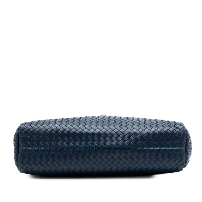 Bottega Veneta Nappa Intrecciato Briefcase Blue Leather Very good condition - Inside View