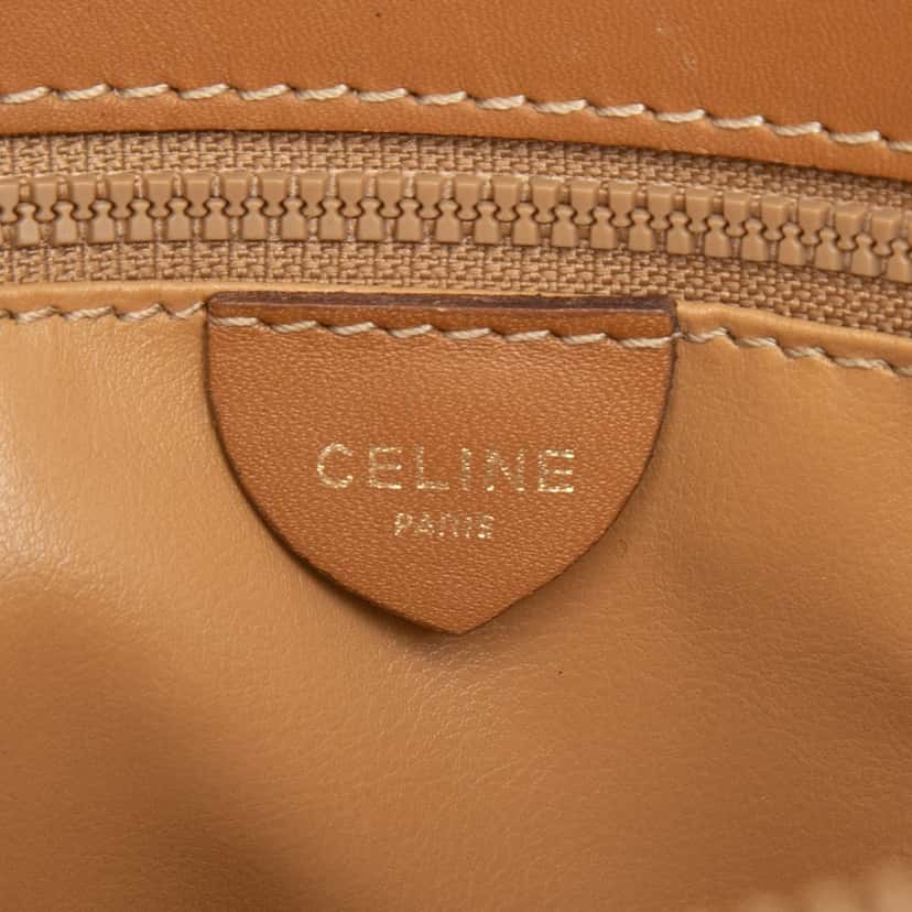 Celine Macadam Coated Canvas Crossbody Beige Very good condition - Box View