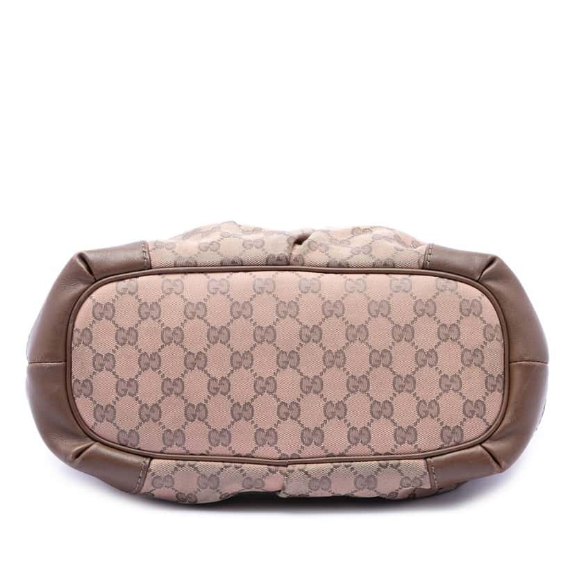 Gucci GG Canvas Sukey Satchel Beige Very good condition - Inside View