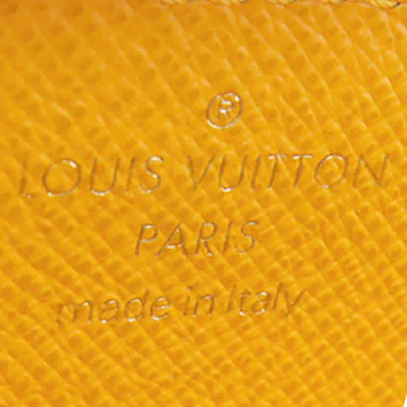 Louis Vuitton Monogram Heritage Coin Card Holder Yellow Very good condition - Box View