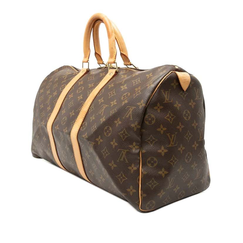 Louis Vuitton Monogram Keepall 45 Brown Very good condition - Back View