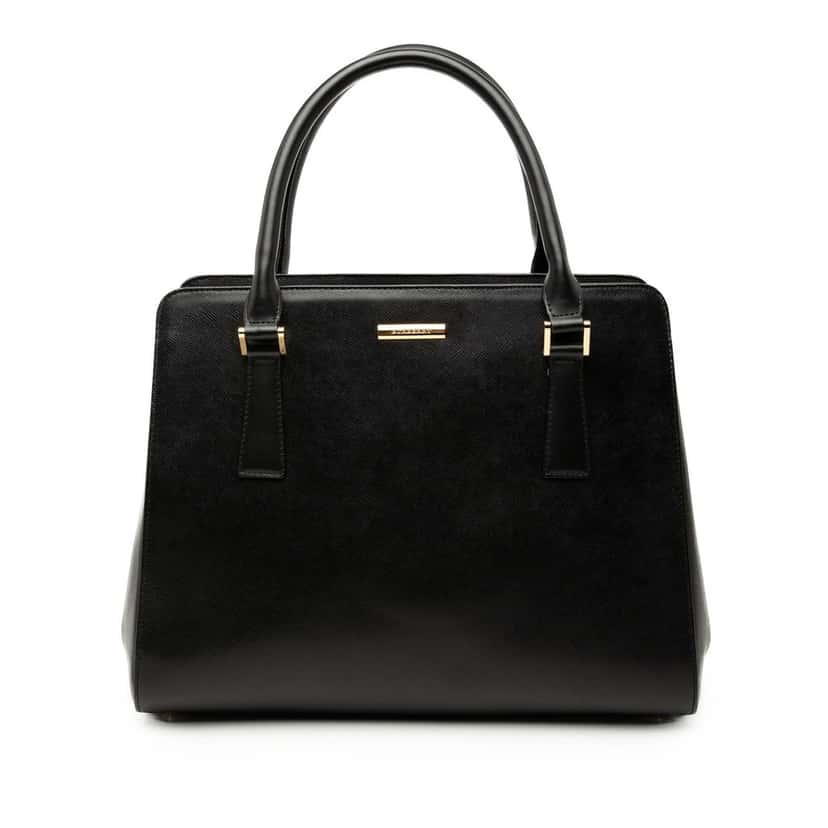 Burberry Leather Handbag Black Leather Very good condition - Front View