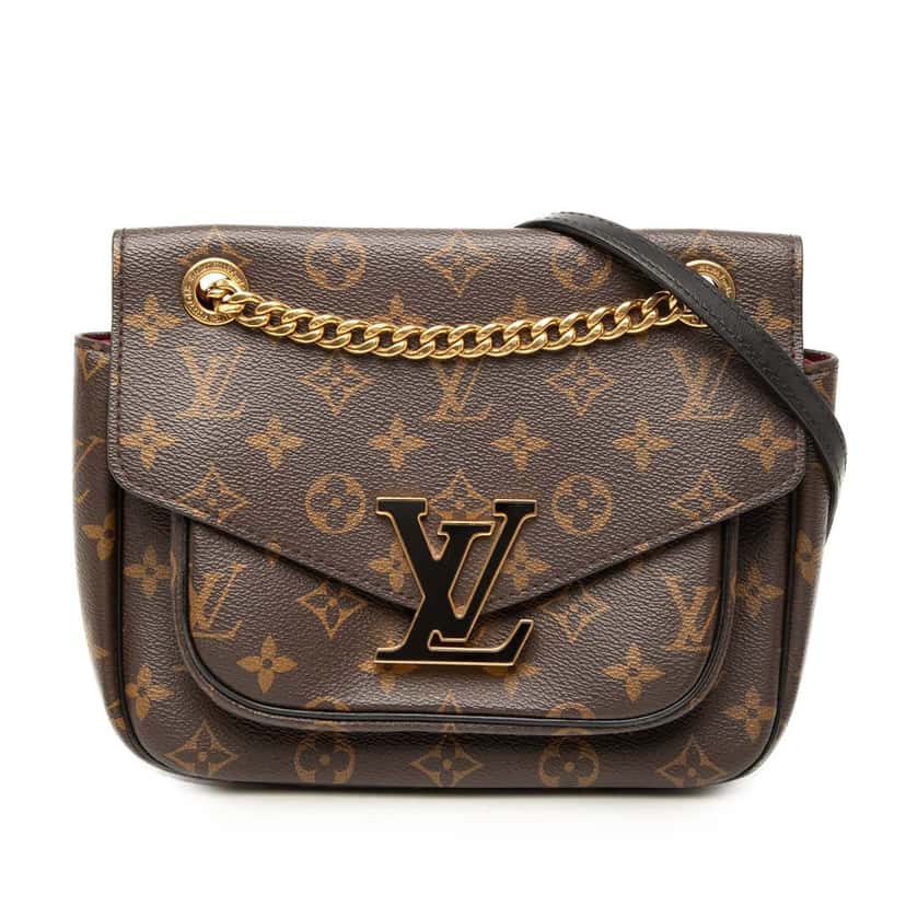 Louis Vuitton Monogram Passy PM Brown Very good condition - Front View