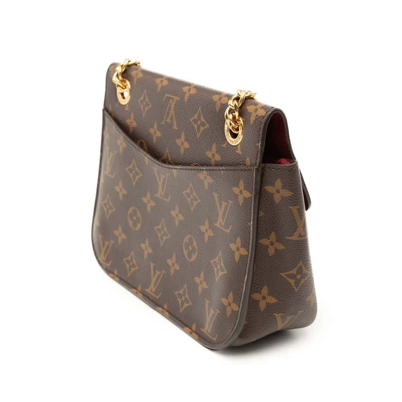 Louis Vuitton Monogram Passy PM Brown Very good condition - Back View