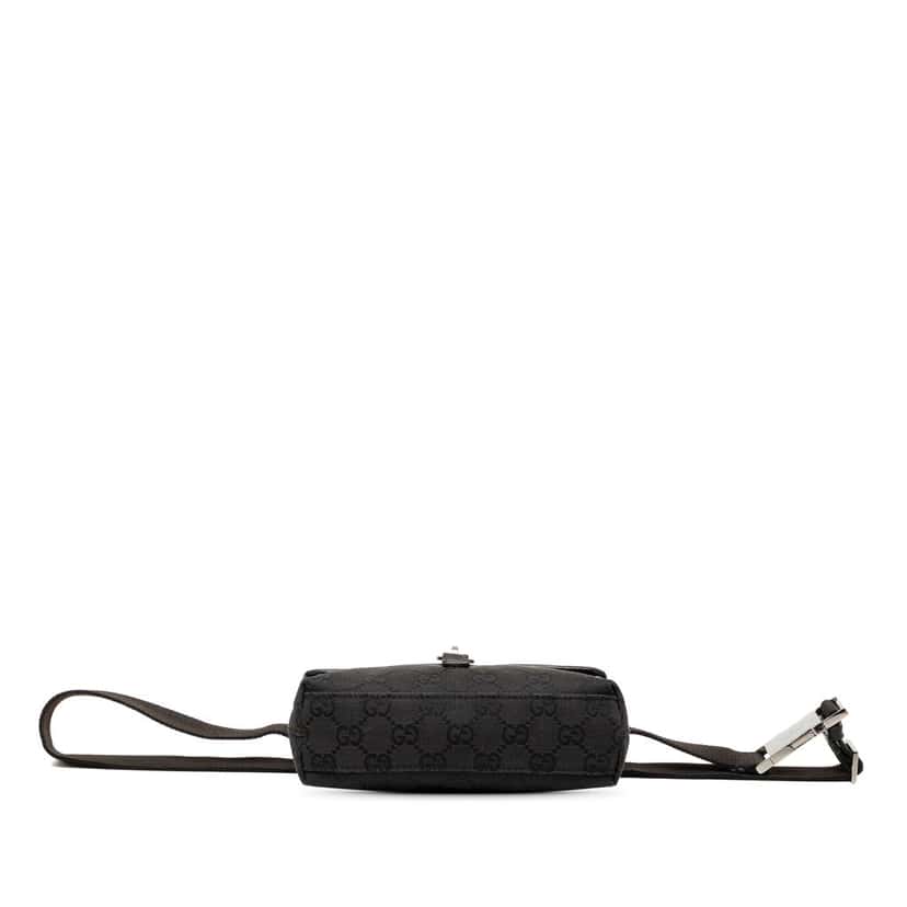 Gucci GG Canvas Jackie Belt Bag Black Very good condition - Inside View