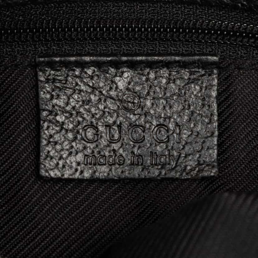 Gucci GG Canvas Jackie Belt Bag Black Very good condition - Box View