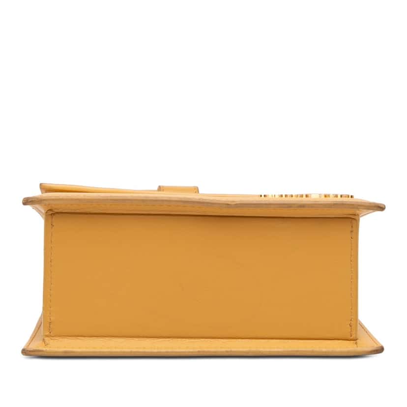 Jacquemus Leather Le Chiquito Noeud Yellow Leather Very good condition - Inside View