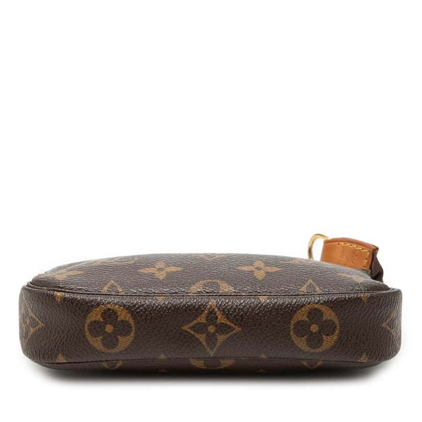 Louis Vuitton Monogram Mini Pochette Accessoires Brown Very good condition - Inside View